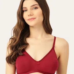 Lady Lyka Non-Padded Non-Wired Medium Coverage Seamless All Day Comfort Cotton T-shirt Bra-23
