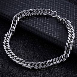 Minprice Men Stainless Steel Link Bracelet-image-20