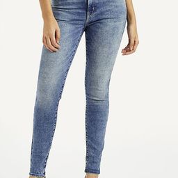 Levis Women Skinny Fit High-Rise Heavy Fade Stretchable Jeans-image-66