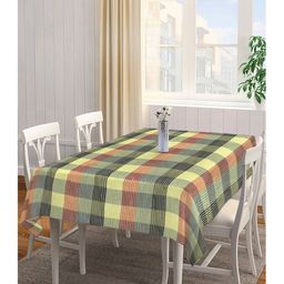 Arrabi Multi Checks Handwoven Cotton 6 SEATER Table Cover ARTC-1101-Multi-image-45