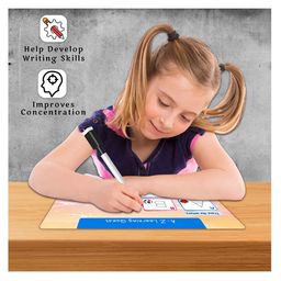 gowoo My First Alphabet and Numbers Busy Puzzle Book : Activity Binder book for kids, Montessori Book with Hook and Loop, Spiral Binding Book, Splash and Tear Proof - Activity Play Book for Kids, Learning Book for Preschool Kids. image 3