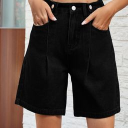 Oh Rare Women Regular Fit Denim Shorts-image-45