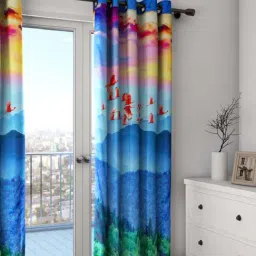 Swayam Lounge Eyelet Window Curtain - Single Piece (5 Ft)-28