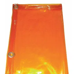 Westward J4038 Welding Curtain 183 cm (6 Ft) Width 122 cm (4 Ft) Height Yellow Orange, 22RN56-image-92