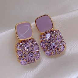 DressBerry Square Drop Earrings-26