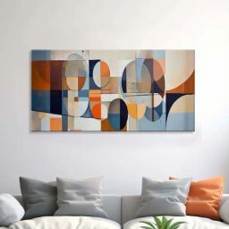 999Store Multicolor Canvas Calm Ocean Waves Painting-image-58