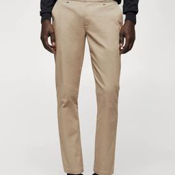 MANGO MAN Regular Fit Trousers-image-65