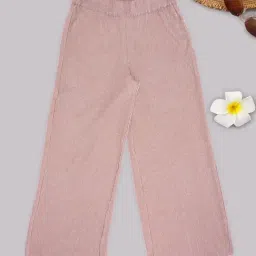Pantaloons Junior Girls Peach Blush Pants-picture-40