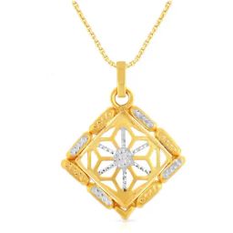 Malabar Gold and Diamonds 22k Gold Pendant without Chain for Women-picture-25