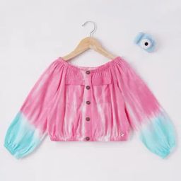 Ed-a-Mamma Kids Pink Tie-Dye Top-image-49