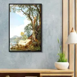 999Store Multicolor Canvas Wall Painting Panel With Fibre Frame-5