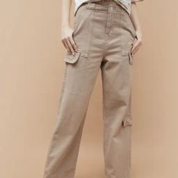 Ginger by Lifestyle Beige Cotton Regular Fit Pants-picture-14