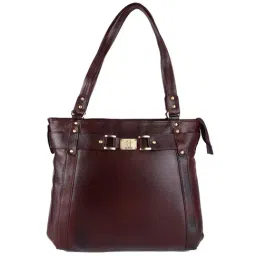 HiLEDER Brown Solid Medium Shoulder Bag-image-38