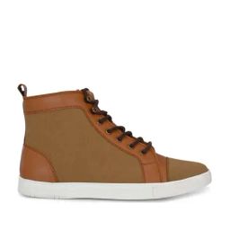 El Paso Men's Tan Derby Boots-image-20