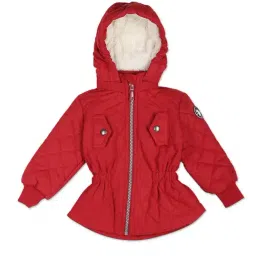 U.S. Polo Assn. Kids Red Quilted Full Sleeves Jacket-image-81