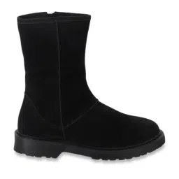 Yoho Women's Extra coushioned High Ankle Slays Black Booties-image-39