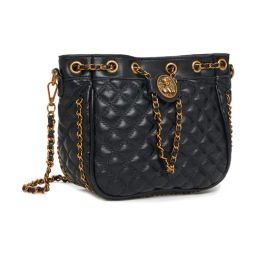 Styli Black Quilted Handbag-43