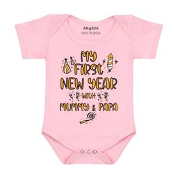 Arvesa My First New Year Printed Romper-43