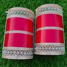 Shopmart Set Of 2 Stone-Studded Bangles-image-98