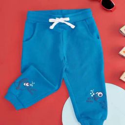 Pantaloons Baby Blue Cotton Printed Trackpants-image-62