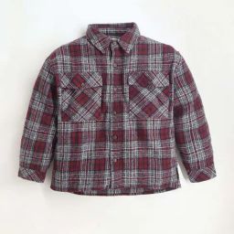 Cherry Crumble By Nitt Hyman Kids Multicolor Cotton Chequered Full Sleeves Shirt-image-58
