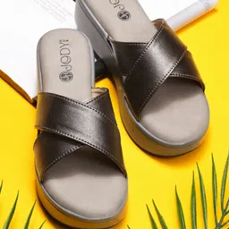 JodyHub Work Flatform Heel Sandals-10