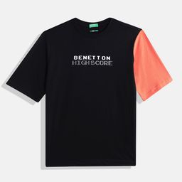 United Colors of Benetton Boys Boxy Pure Cotton T-shirt-image-76