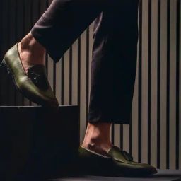Saint G Men's Valentin Olive Mocassins-image-15