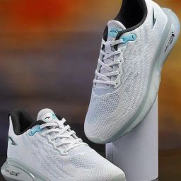 Asian Men's White Running Shoes-13