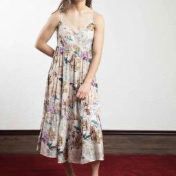 RAREISM Multi Cotton Printed Sleeveless Dress-image-24