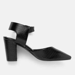Van Heusen Textured Block Heel Pumps image 2