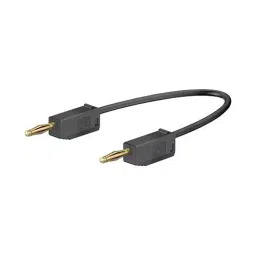 Staubli TEST LEAD, 2MM BANANA PLUG, 10A, 500MM, 28.0039-050-21-39