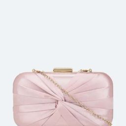 Van Heusen Pink PU Solid Clutch-image-25