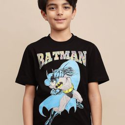 Kids Ville Boys Batman Printed Pure Cotton T-Shirt-picture-45