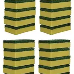 Brite Guard Polyester Multipurpose Scrub Sponge (Green, 20-Piece)-image-91