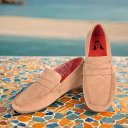 V8 By Ruosh Men's Seti Beige Casual Loafers-image-8