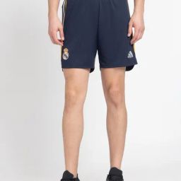 Adidas Navy Blue Regular Fit Printed Shorts-16