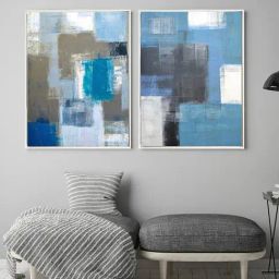 Art Street Printed Multicolor Engineered Wood Wall Art (Set of 2)-15