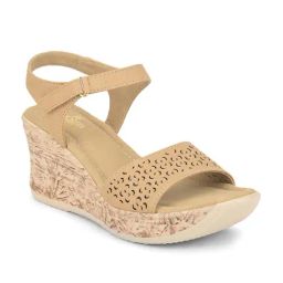 Senorita by Liberty Women's DZL-867 Beige Ankle Strap Wedges-image-63