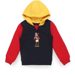 U.S. Polo Assn. Kids Navy Embroidered Full Sleeves Sweatshirt-picture-9