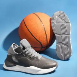 The White Pole Men's Grey Casual Sneakers-image-11