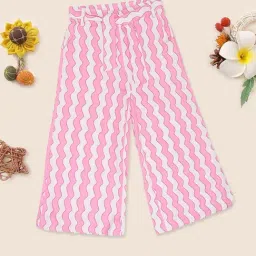 Pantaloons Junior Girls Moonlite Mauve Printed Pants-picture-36