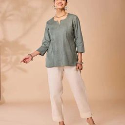 Daali Grey Regular Fit Kurtis-picture-36