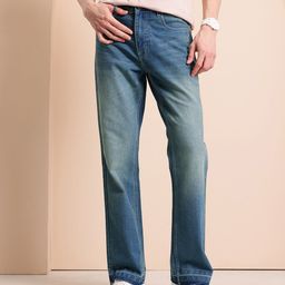 Mast & Harbour Men Bootcut Frayed Hem Jeans image 5