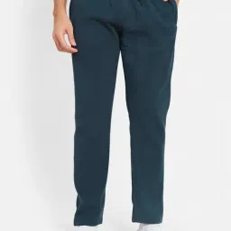 Octave Navy Regular Fit Trackpants-image-45