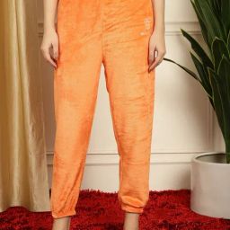 TAG 7 Orange Woolen Lounge Pants-image-58