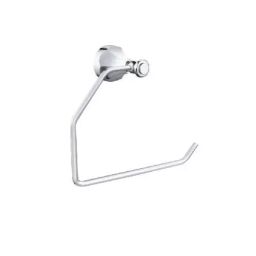 PLATO Roman Towel Ring Brass Chrome Finish Silver, 6022-image-91