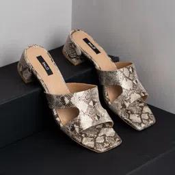 Inc 5 Printed Party Block Sandals-18