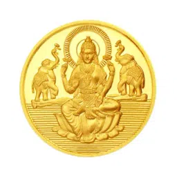 Sri Jagdamba Pearls Goddess Laxmi 22k (916) 1gm Gold Coin-image-47