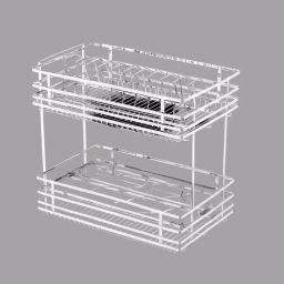 Olive Signature 304x485x500 mm SS.202 Grade Stainless Steel Bottle Plate Pullout, 111 011 001 0-image-51